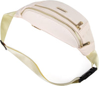 Lightweight Nylon Waist Pack with Adjustable Strap and Triple Pockets – 1+1 FREE