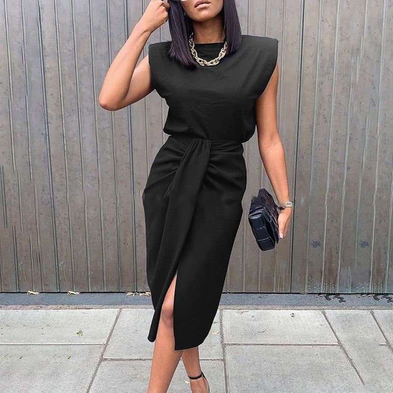 Eva's Dress | Comfortable Women's Dress | Perfect for Every Occasion-Black-S-State of Style