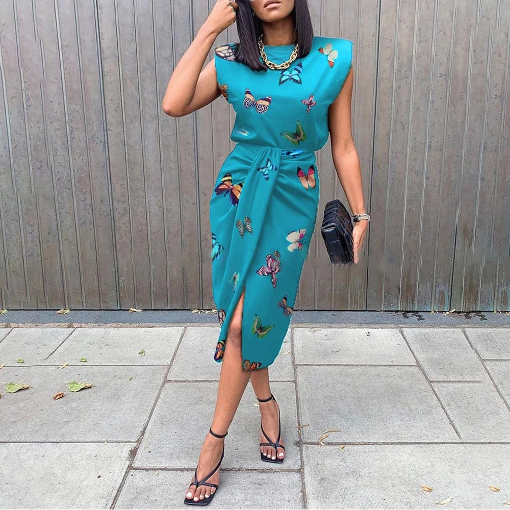 Eva's Dress | Comfortable Women's Dress | Perfect for Every Occasion-Cyan-S-State of Style