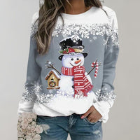 Eve - Warm Christmas Jumper for Women-Grey-M-State of Style