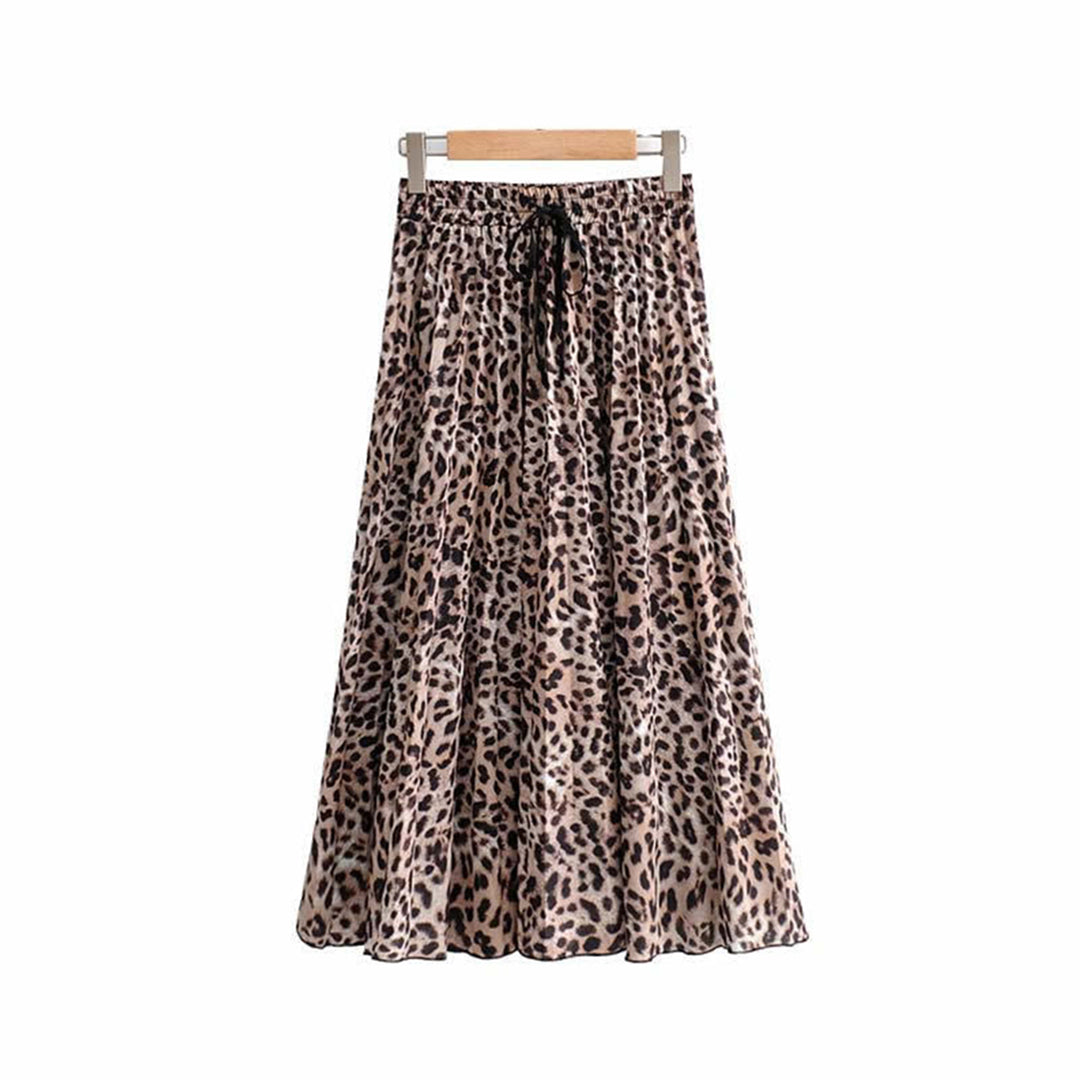 Evelina | Vintage Maxi Skirt with Tiger Print-Tiger-M-State of Style