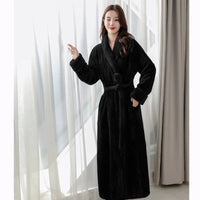 Evi Plush Bathrobe | Stylish and Comfortable-Black-M-State of Style