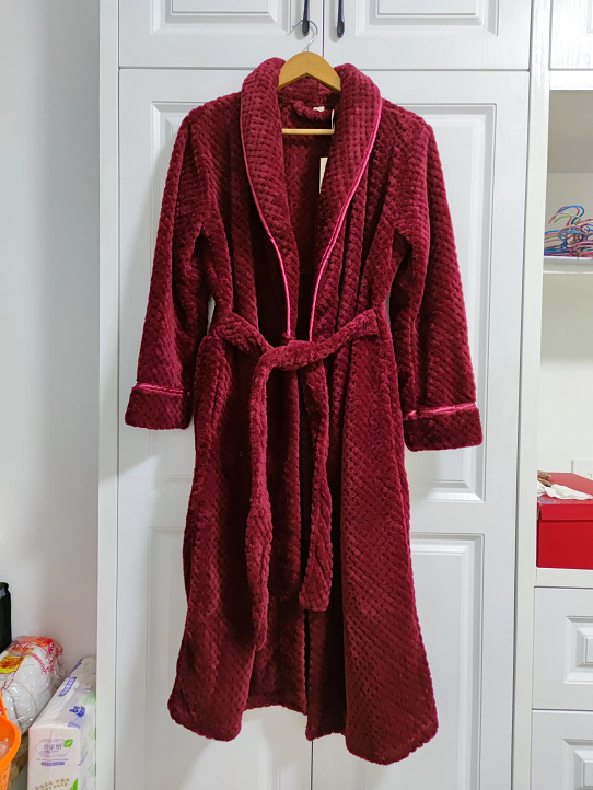 Evi Plush Bathrobe | Stylish and Comfortable-Orange-M-State of Style