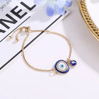 Evil Eye Bracelet in Ethno Style - Selene-Dark Blue-State of Style