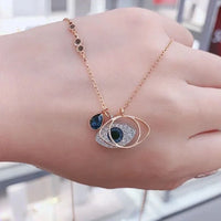 Evil Eye Necklace and Bracelet Set - Amira-Chain-State of Style