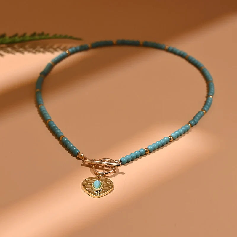 Evil Eye Pearl Choker Necklace | Protection and Style-BLUE 4-State of Style