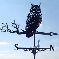 Excentric Weather Vane for the Garden – Vintoro-Owl-State of Style