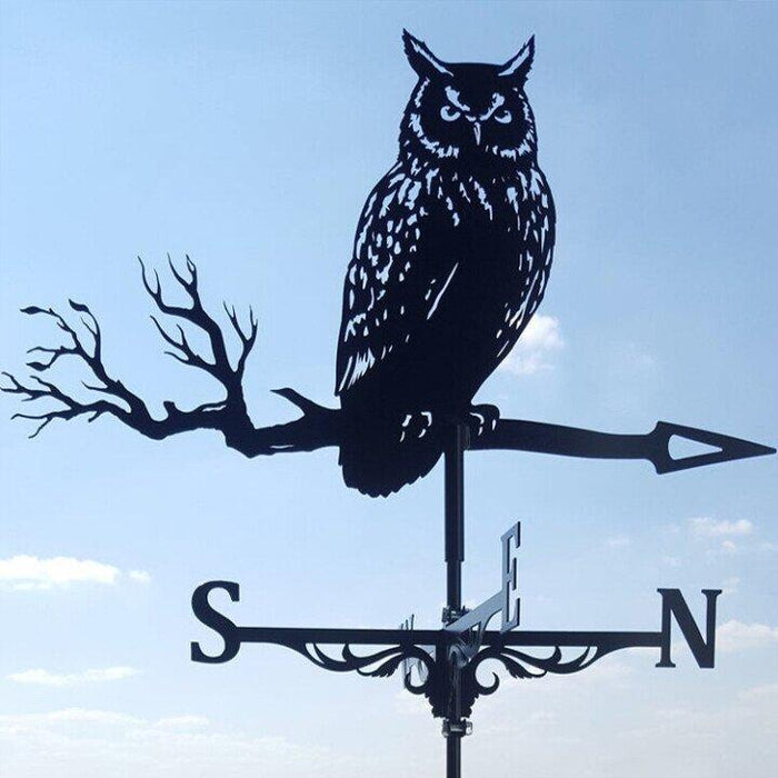 Excentric Weather Vane for the Garden – Vintoro-Owl-State of Style