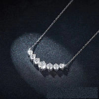 Exquisite 925 Sterling Silver Moissanite Necklace-1.7ct-State of Style