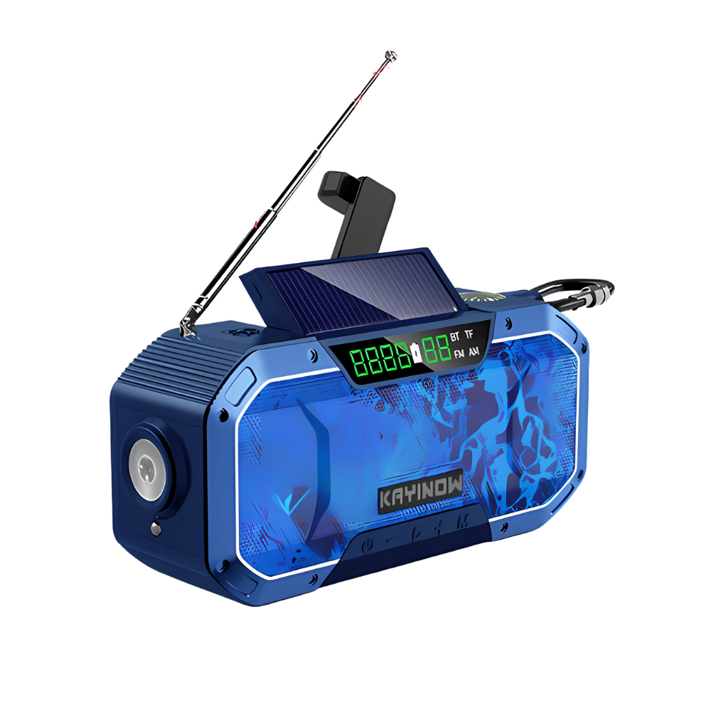 Extended Emergency Radio – SurvivorLight-Blue-State of Style