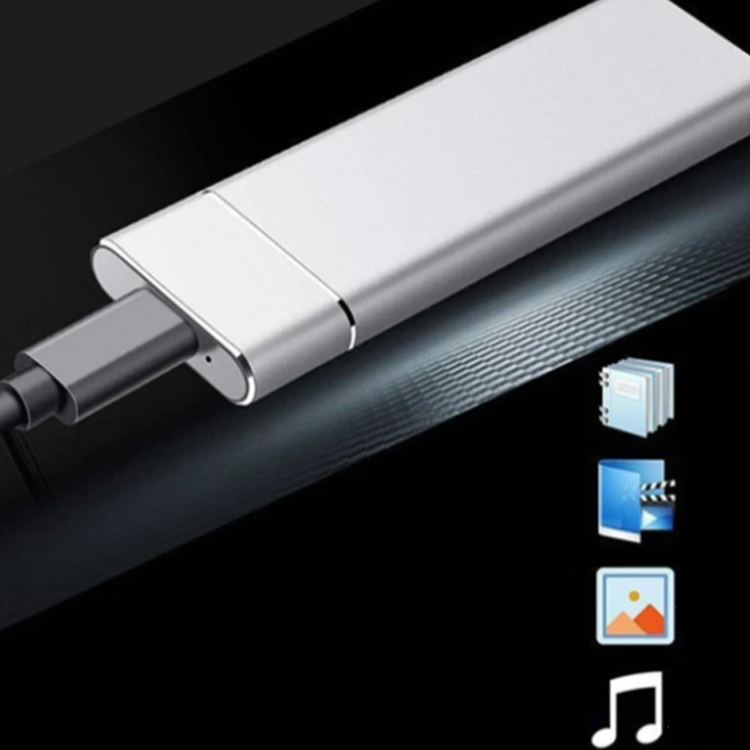 External Hard Drive with Ultra-Fast Performance - SpeedVault-1TB-Black-State of Style