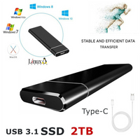 External Hard Drive with Ultra-fast Performance - SpeedVault-Black-1TB-State of Style