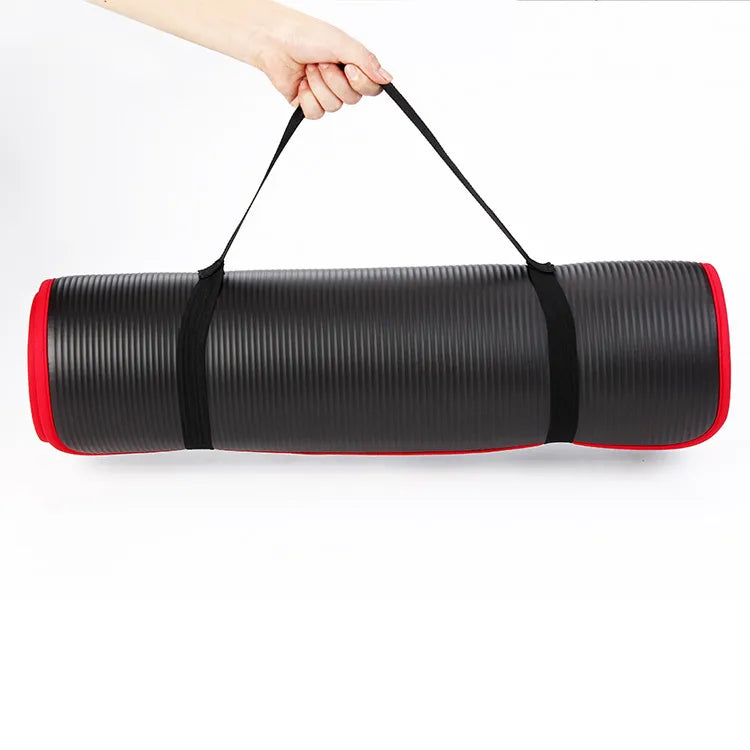 Extra Thick Anti-Slip Yoga Mat - FlexiMat-Black-State of Style