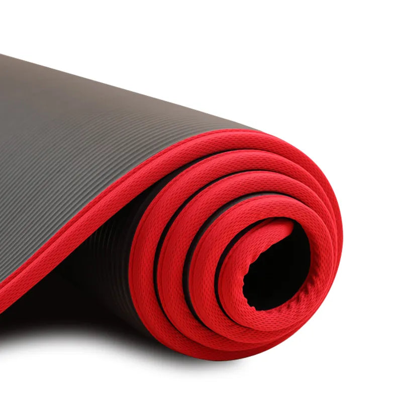 Extra Thick Anti-Slip Yoga Mat - FlexiMat-Black-State of Style