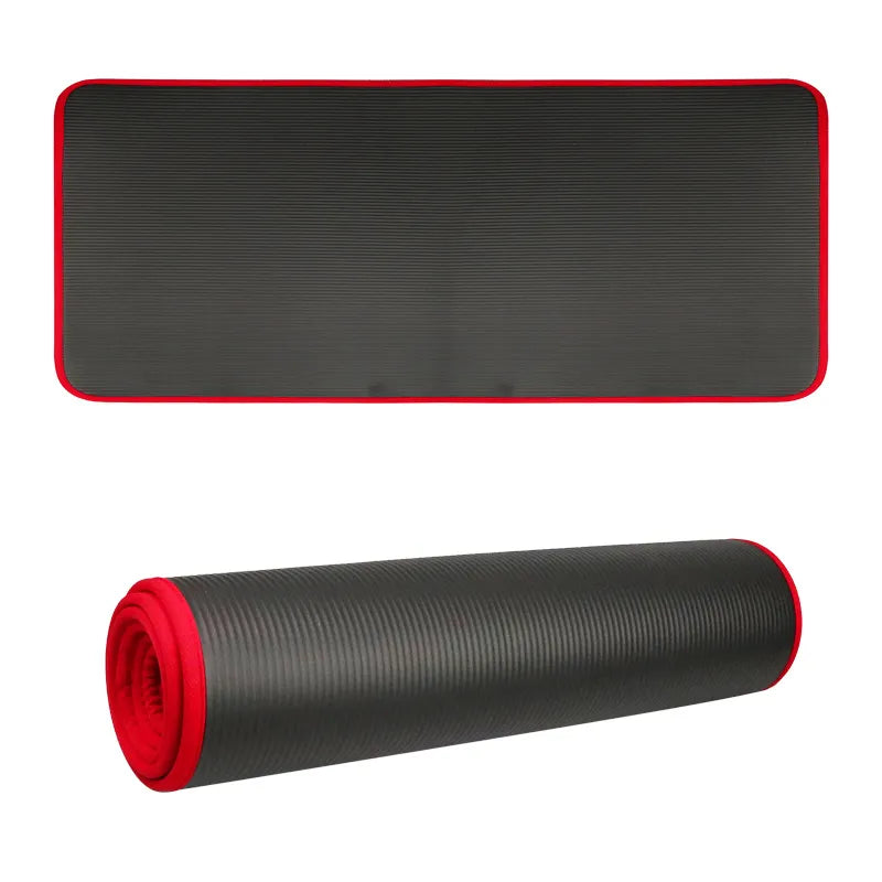 Extra Thick Anti-Slip Yoga Mat – FlexiMat-Black-State of Style