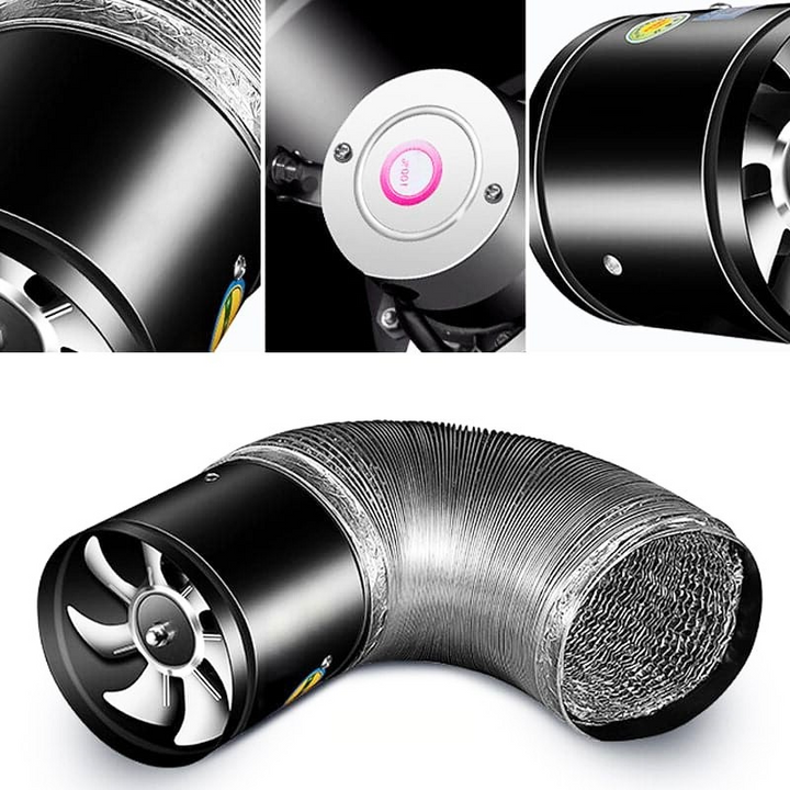 Extractor Fan - PureFlow-Black-73mm x 100mm-State of Style