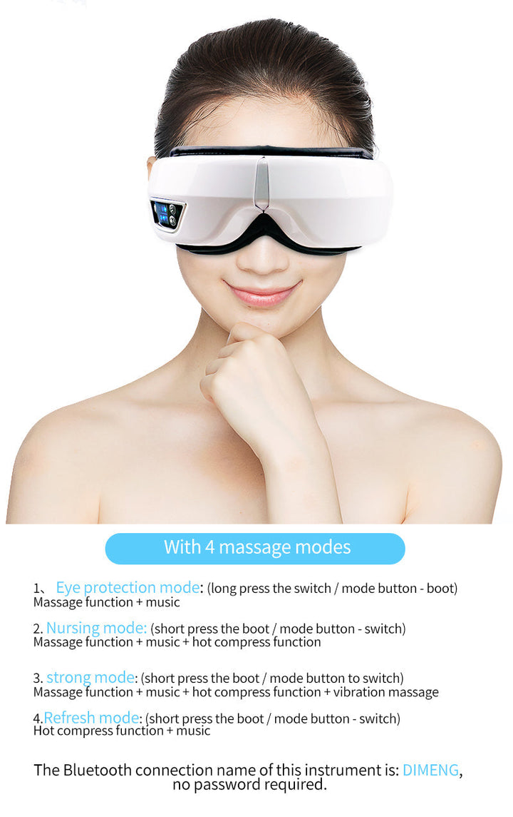 EYE MASSAGE DEVICE - AIR PRESSURE, VIBRATION & WARM COMPRESSION WITH BLUETOOTH MUSIC-State of Style