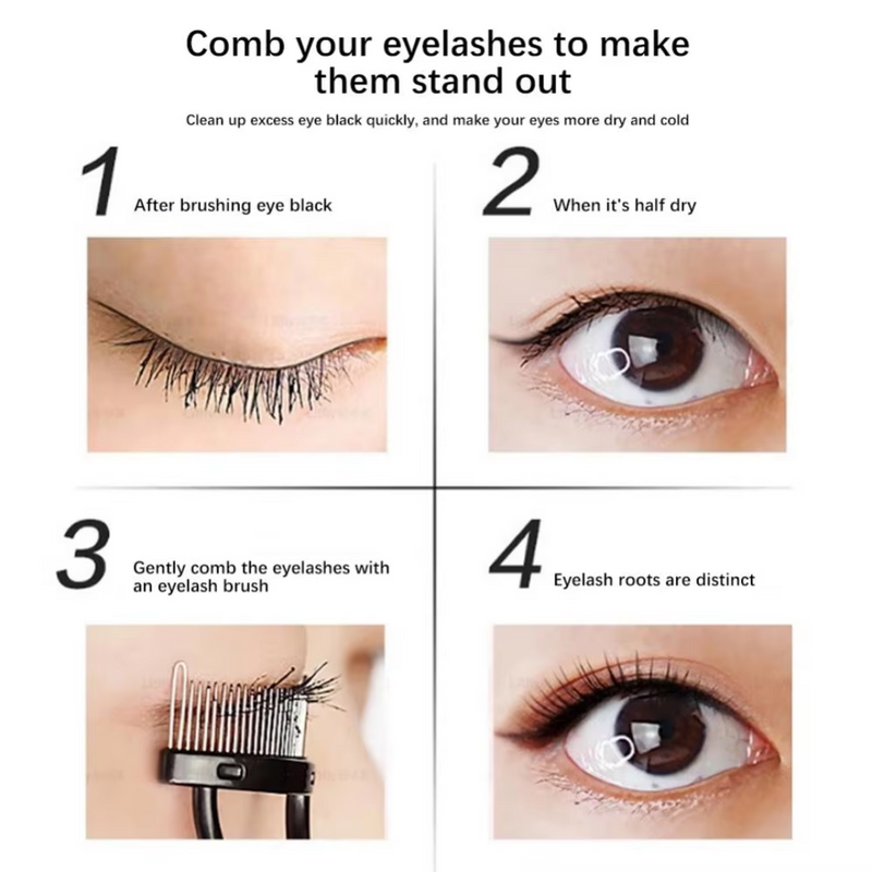 Eyelash Comb & Separator - Precision Tool for Perfect Eyelashes-Black-State of Style