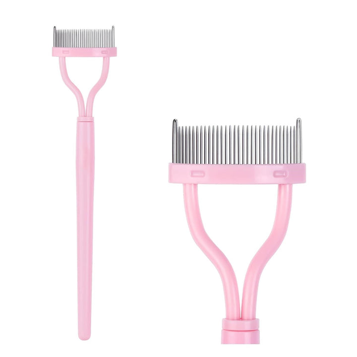 Eyelash Comb & Separator - Precision Tool for Perfect Eyelashes-Pink-State of Style