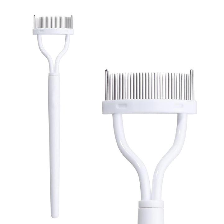 Eyelash Comb & Separator - Precision Tool for Perfect Eyelashes-White-State of Style