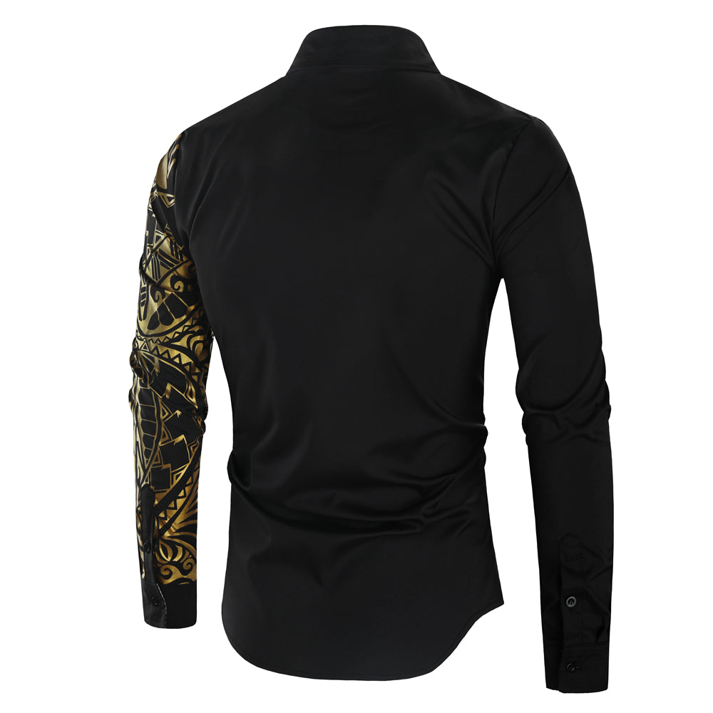 Men's shirt with golden details – Darius