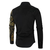 Men's shirt with golden details – Darius