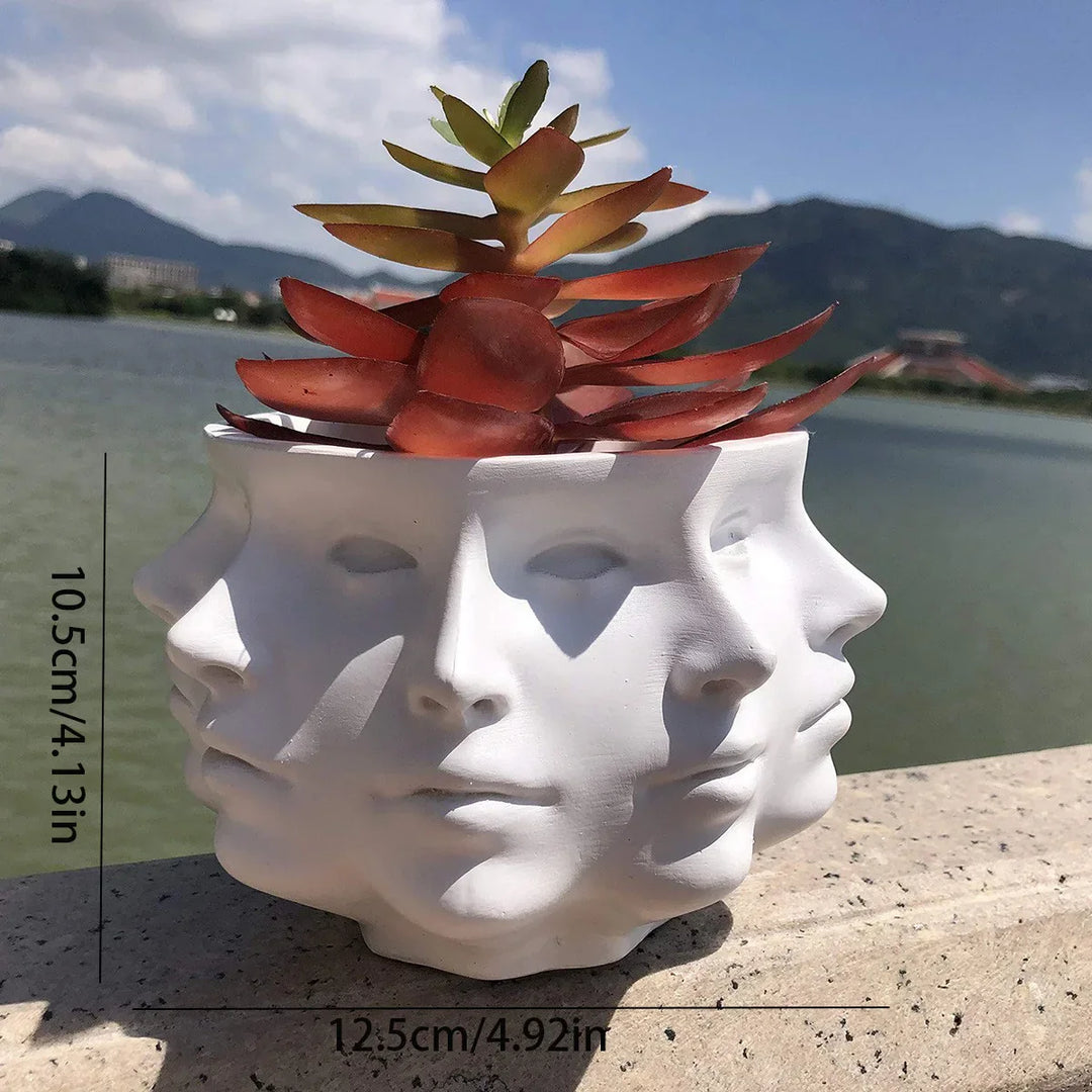 FaceBloom 3D Face Planter-White-State of Style