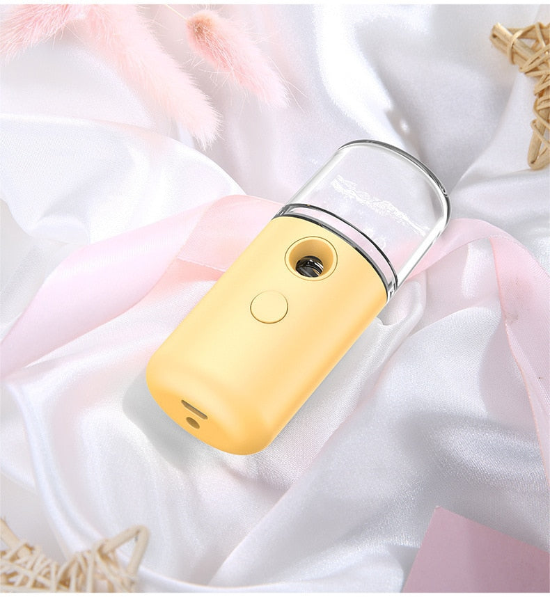 Facial Nebulizer – Ultra-Fine Mist for Hydrated & Radiant Skin-Yellow-State of Style