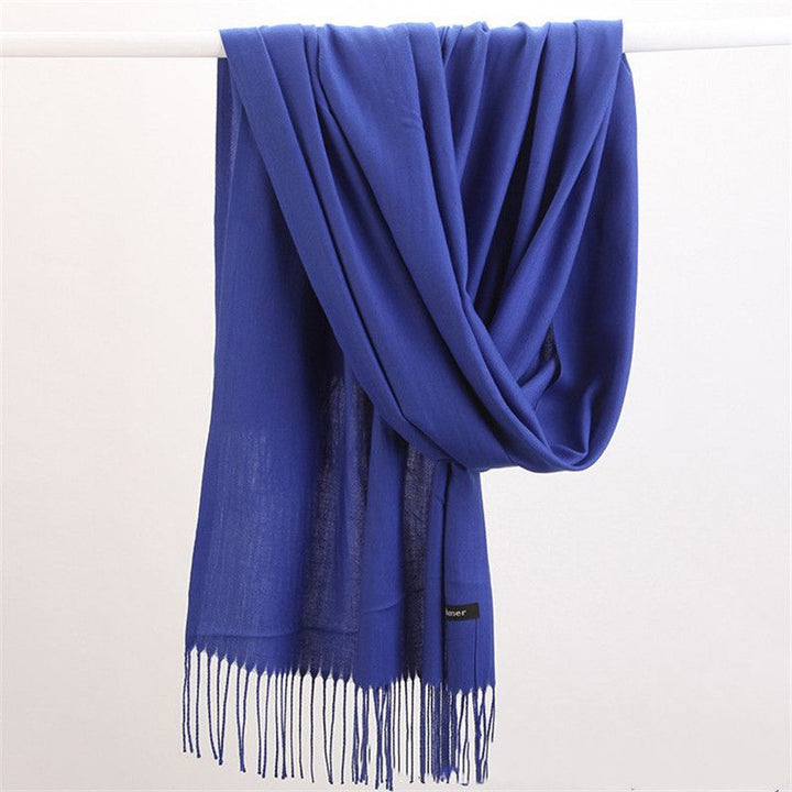 Faith Cashmere Scarf | Versatile and Stylish-Blue-State of Style