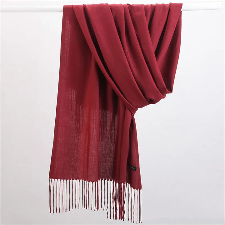 Faith Cashmere Scarf | Versatile and Stylish-Bordeaux-State of Style