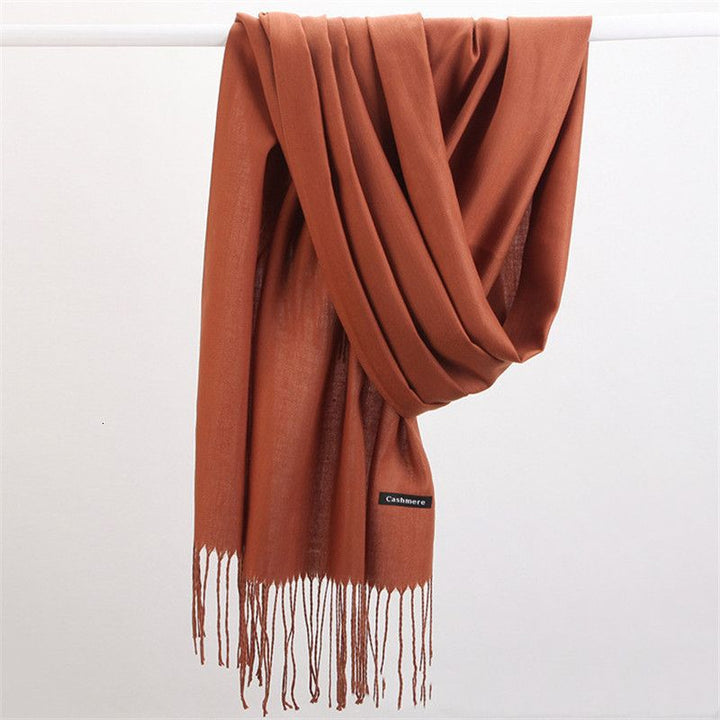 Faith Cashmere Scarf | Versatile and Stylish-Chestnut Brown-State of Style