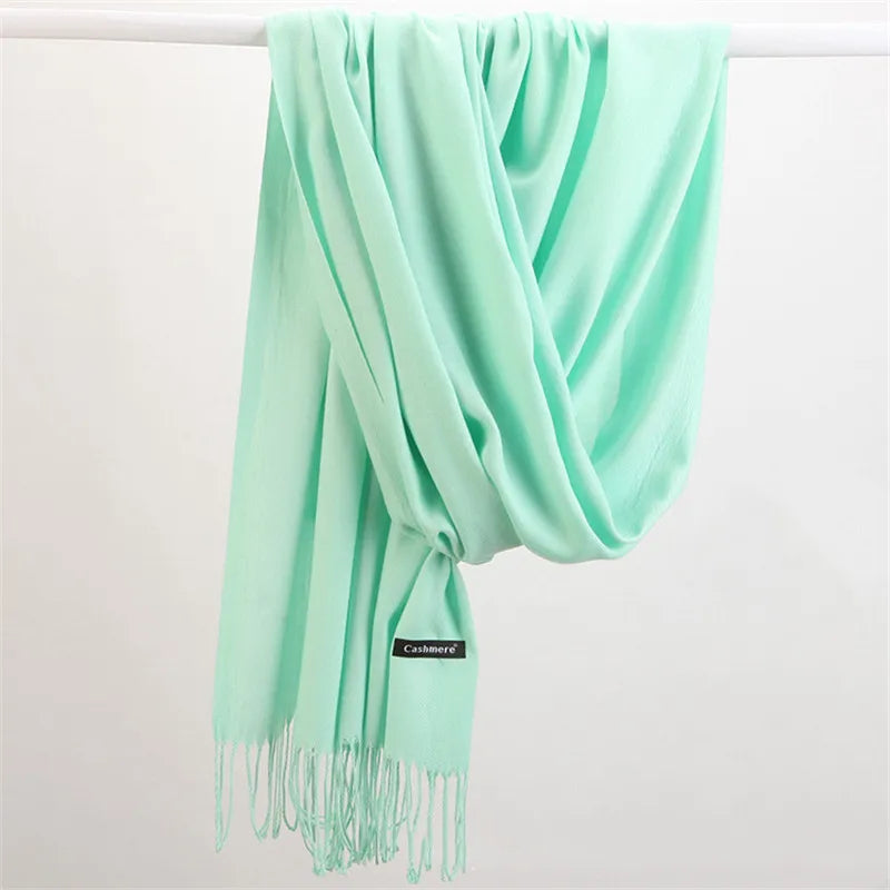 Faith Cashmere Scarf | Versatile and Stylish-Green-State of Style