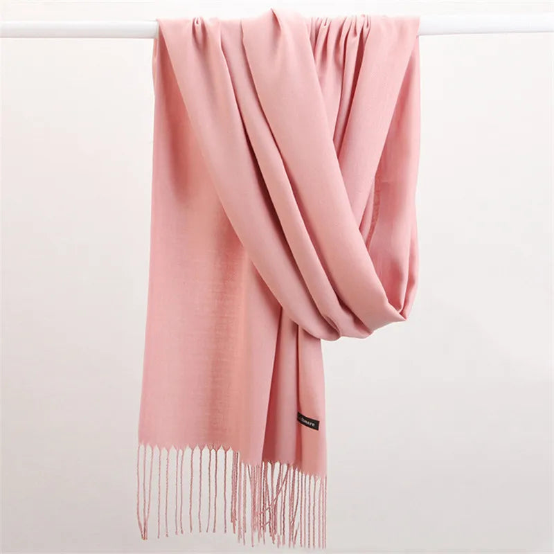 Faith Cashmere Scarf | Versatile and Stylish-Pink-State of Style