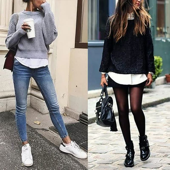 FakeHem | Stylish Fake Skirt for Women-White Lace-M-State of Style