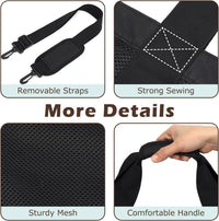 Buy 1, Get 1 FREE – Extra Large Clear Mesh Beach Tote with 8 Pockets – ClearWave
