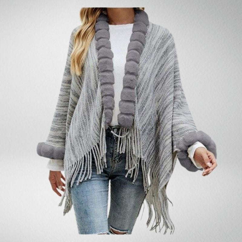 Fannie Cardigan | Stylish Knit Jacket for Women-Gray-One Size-State of Style
