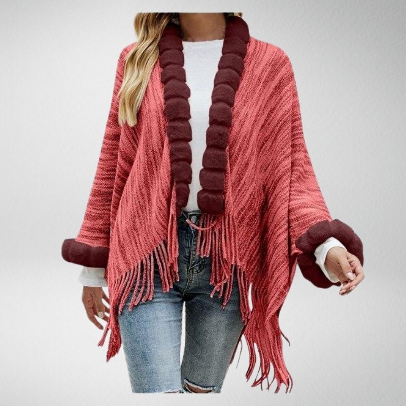 Fannie Cardigan | Stylish Knit Jacket for Women-Red-One Size-State of Style