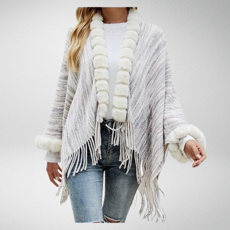 Fannie Cardigan | Stylish Knit Jacket for Women-White-One Size-State of Style
