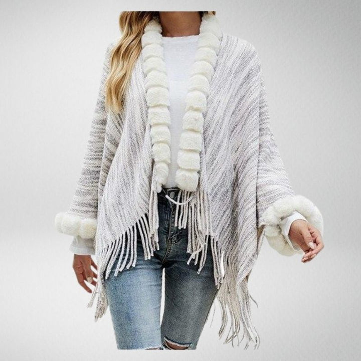 Fannie Cardigan | Stylish Knit Jacket for Women-White-One Size-State of Style