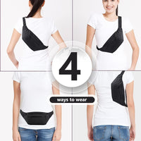 Multi-Pocket Fanny Pack with Adjustable Strap for Travel and Outdoor Use – 1+1 FREE
