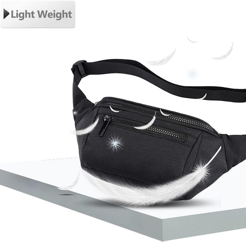 Multi-Pocket Fanny Pack with Adjustable Strap for Travel and Outdoor Use – 1+1 FREE