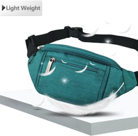 Multi-Pocket Fanny Pack with Adjustable Strap for Travel and Outdoor Use – 1+1 FREE