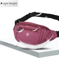 Multi-Pocket Fanny Pack with Adjustable Strap for Travel and Outdoor Use – 1+1 FREE