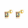 Colourful Letter Earrings - Letria