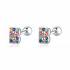 Colourful Letter Earrings - Letria