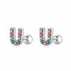 Colourful Letter Earrings - Letria