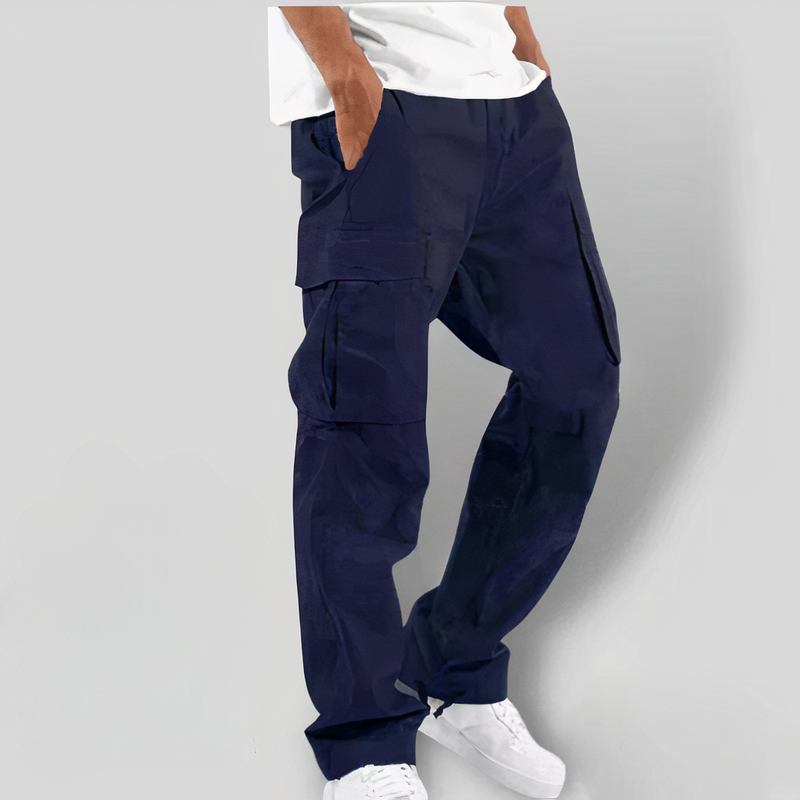 Fashionable Cargo Pants - Finn-Dark Blue-S-State of Style