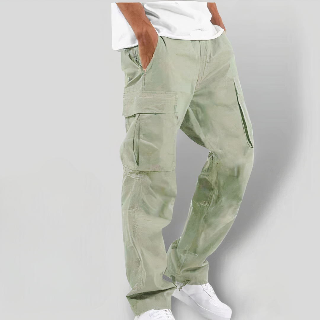Fashionable Cargo Pants - Finn-Light Green-S-State of Style