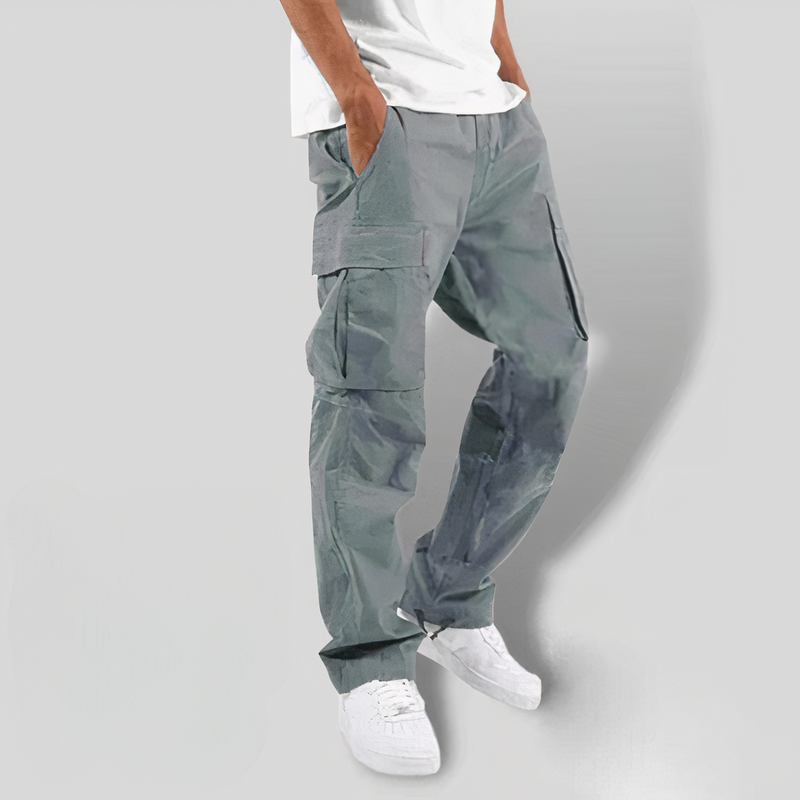 Fashionable Cargo Pants - Finn-Light Grey-S-State of Style