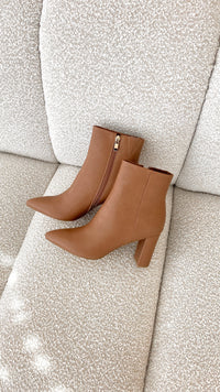 Fashionable Casual Ankle Boots - Elonette-Brown-3-State of Style